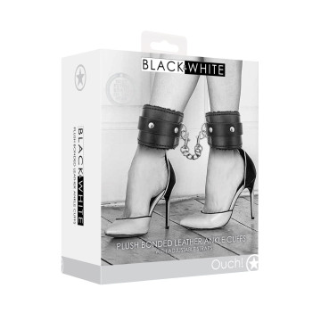 Plush Bonded Leather Ankle...
