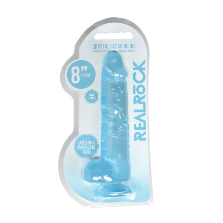 Realistic Dildo with Balls - 8""/ 21 cm