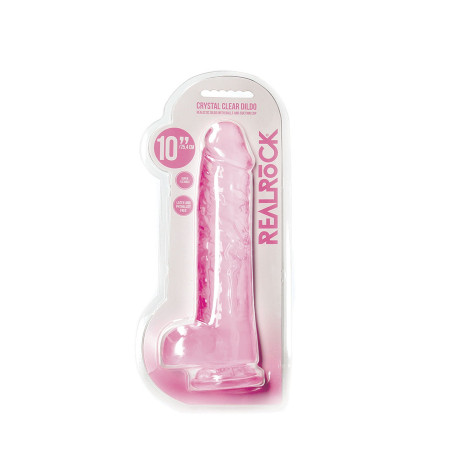 Realistic Dildo with Balls - 10""/ 25,4 cm