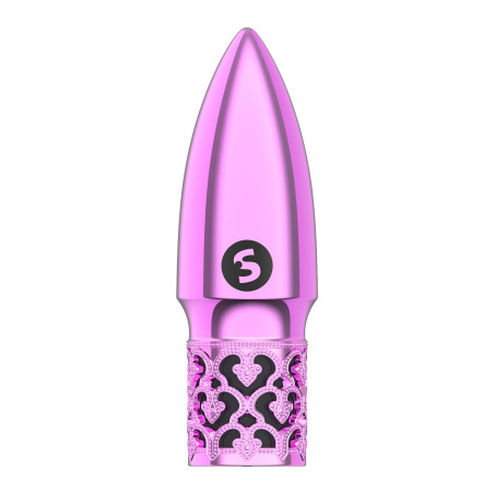 Glitter - Rechargeable ABS Bullet - Pink