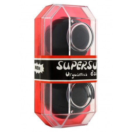 Kulki-PVC DUOTONE BALLS BLACK