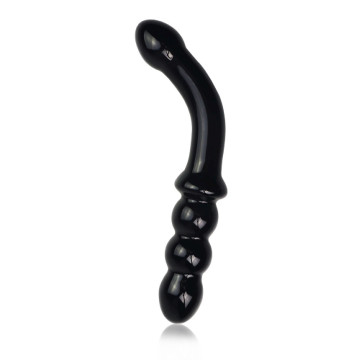 7" Glass Romance Black