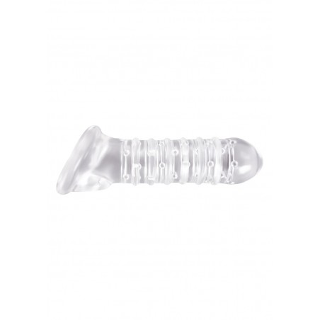 Stymulator-RIBBED EXTENSION CLEAR