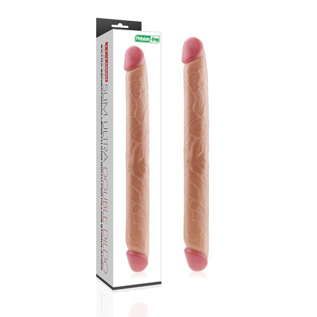 17" King Size Realistic Slim Ultra Double Dildo