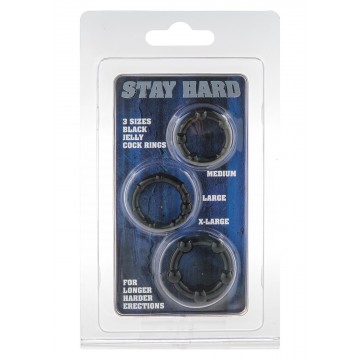 Pierścień-STAY HARD - THREE...