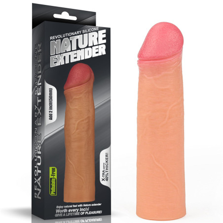 Add 2" Revolutionary Silicone Nature Extender