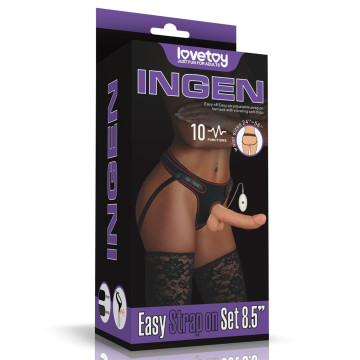 Vibrating Easy Strapon Set...