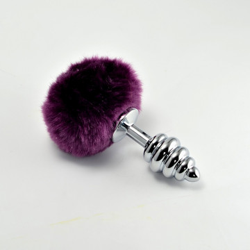 Spiral Pompon Metal Plug...