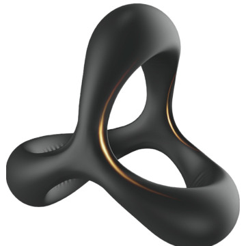 Ring- 3in1 Cockring Black