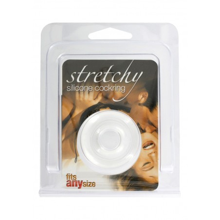 Pierścień-STRETCHY COCKRING CLEAR