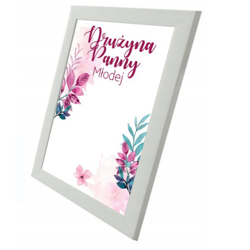 Pamiątkowy brązowy plakat...