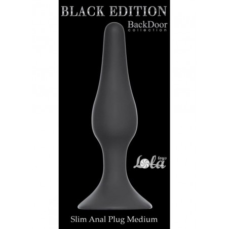 Plug-Slim Anal Plug Medium Black