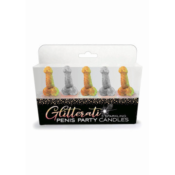 Glitterati Penis, Candle Set