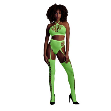 Two Piece with Crop Top and...