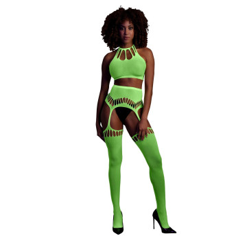 Two Piece with Crop Top and...