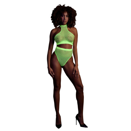 Turtle Neck and High Waist Slip XS/ XL
