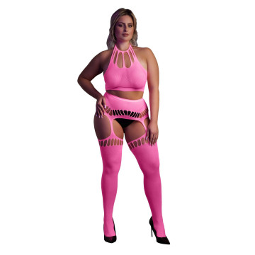 Two Piece with Crop Top and...