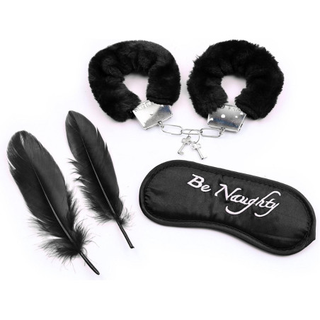 Fetish Fever - Bondage Set - 4 pieces - Black