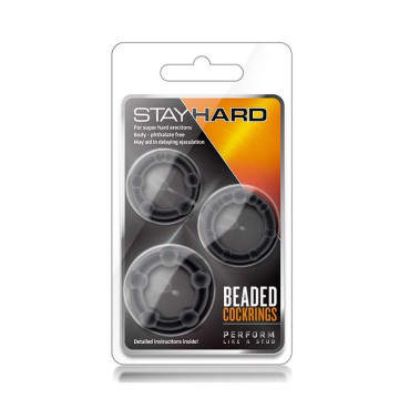 STAY HARD BEADED COCKRINGS...