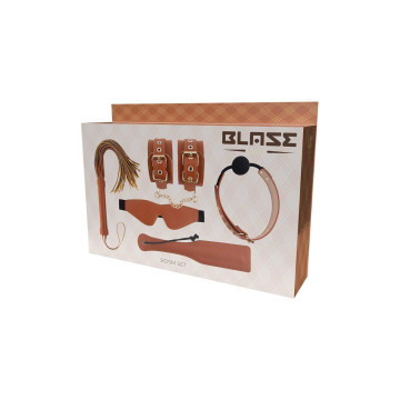 BLAZE ELITE BDSM SET COGNAC...