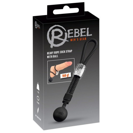 Rebel Heavy Rope Cock w Ball