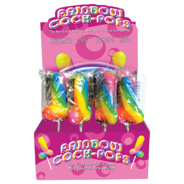 Rainbow Cock Pops Display...