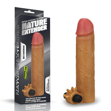 Add 2" Vibrating
Silicone Extender