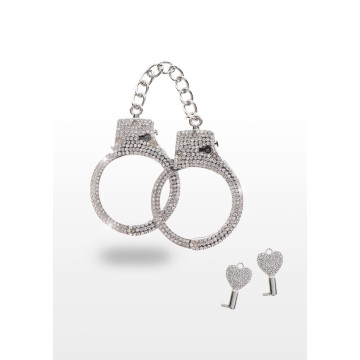 Diamond Wrist Cuffs Silver...