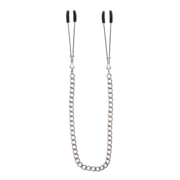 Tweezers With Chain Silver