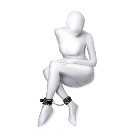 Anonymo handcuffs, PU leather, print, 27 cm