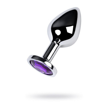 Silver anal plug TOYFA...