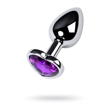 Silver anal plug with...