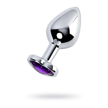 Silver anal plug with...