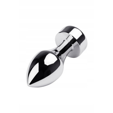Silver anal plug TOYFA...