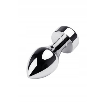 Silver anal plug TOYFA...