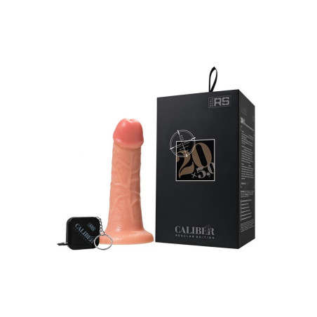 Realistic dildo Caliber 20/5 , PVC, flesh, length 20cm, diameter 5cm