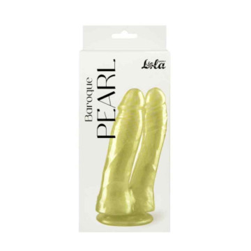 Double pearlescent dildo...