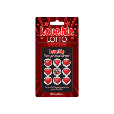 Love Me Lotto – 12 unique tickets