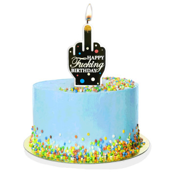 Happy F’ing Birthday Candle