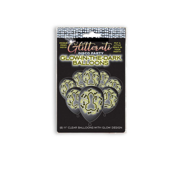 Glitterati Disco Glow Balloons