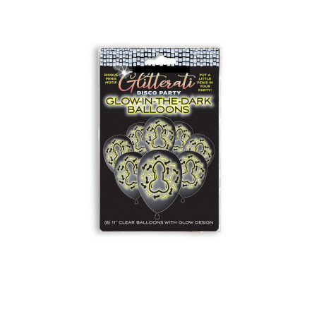 Glitterati Disco Glow Balloons