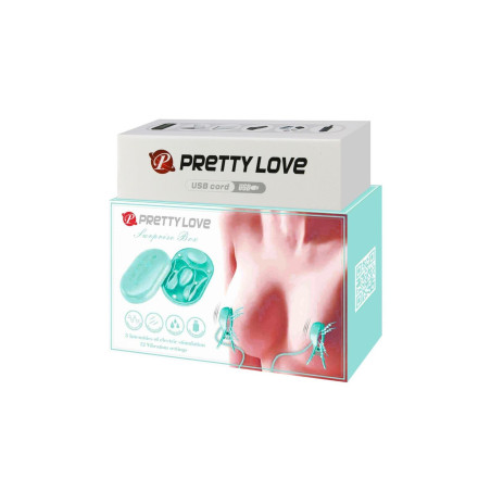ABS, 3 intensities of electric stimulation, 7 vibration settings, USB rechargeable.