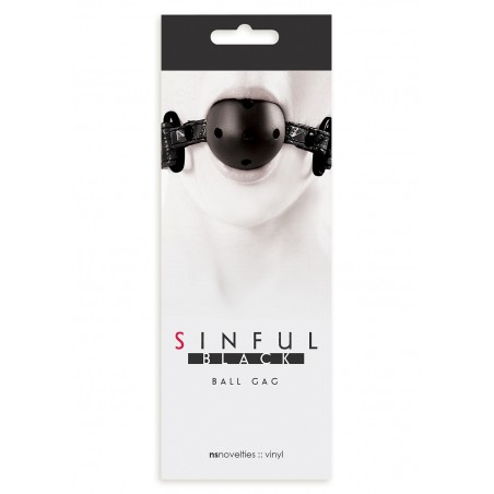 Knebel-SINFUL BALL GAG BLACK
