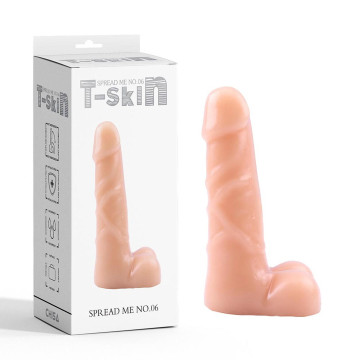 T-Skin Dildo Flesh Spread...