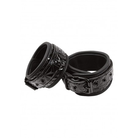 Kajdanki-SINFUL WRIST CUFFS BLACK