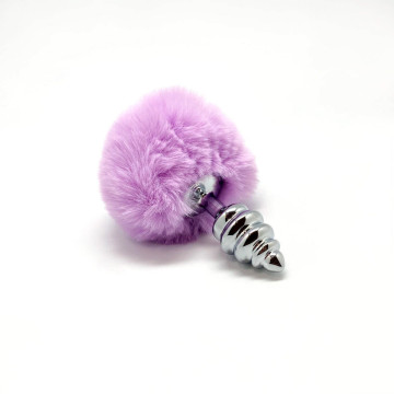 Metal Anal Fluffy Twist...