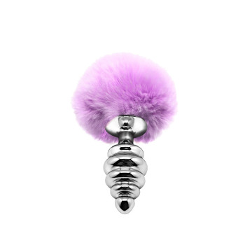 Metal Anal Fluffy Twist...