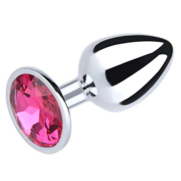 Silver Medium Butt Plug...