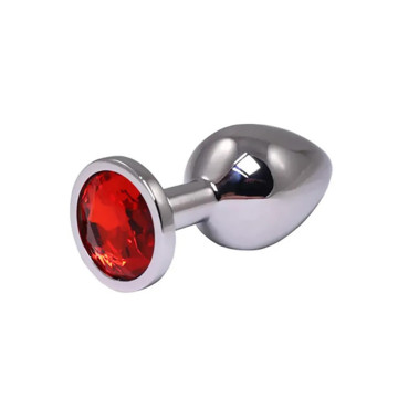 Silver Medium Butt Plug...