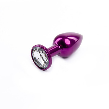 Purple Butt Plug with White...